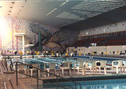 [Photo of pool seating]